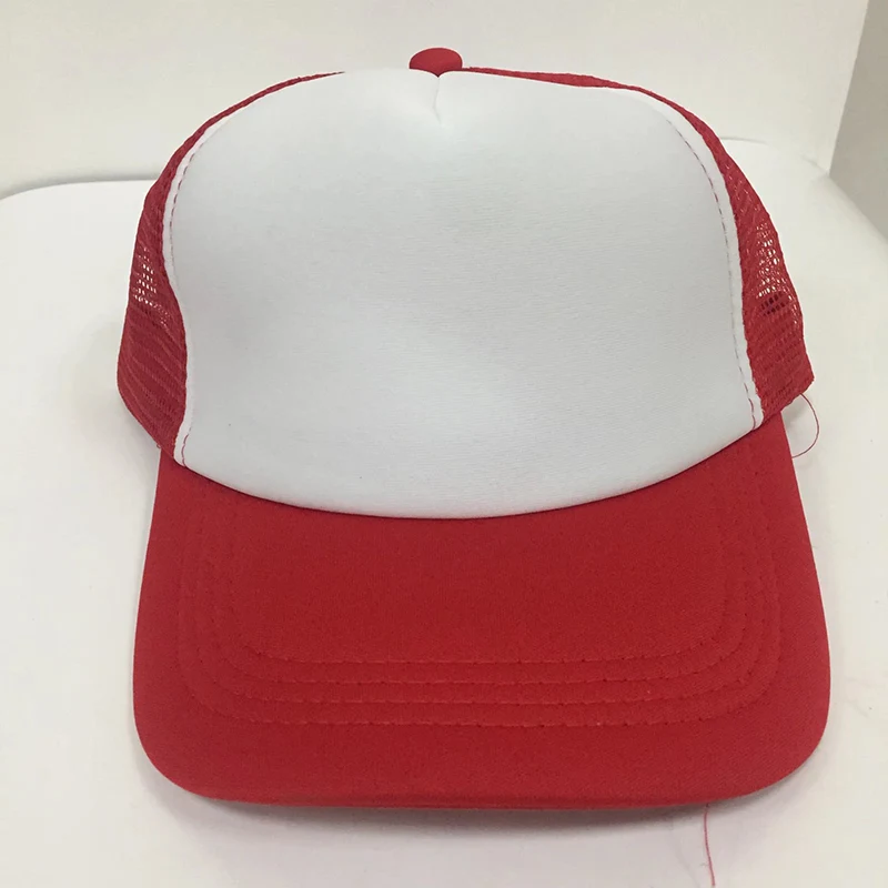 Color Block Sponge Mesh Cap